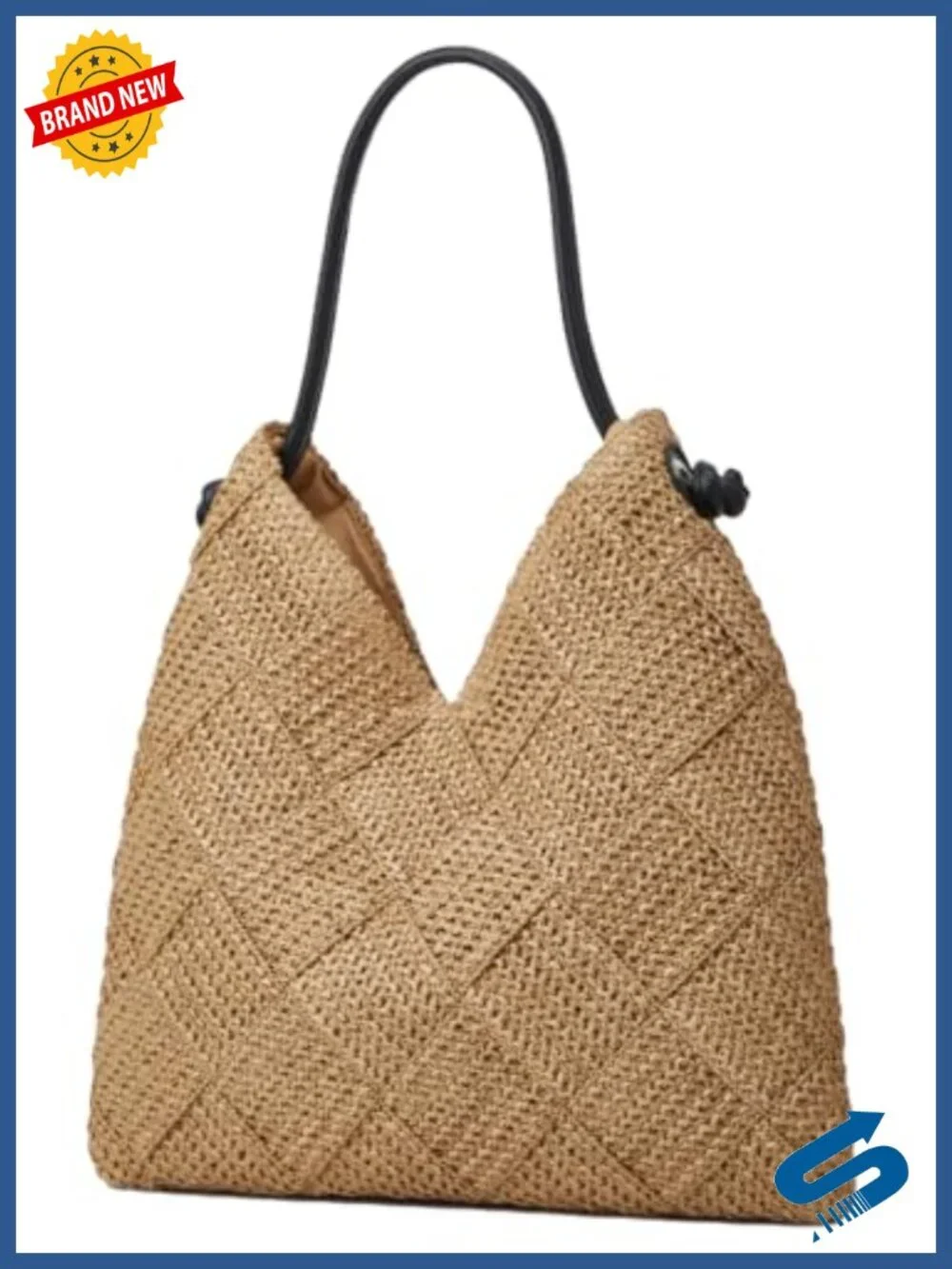 Straw Woven Hobo Beach Tote Shoulder Bag Large Capacity